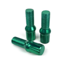 Radschraube Sechskant mit Kegel, SW 17 (19), M12 x 1,50 x 27 mm, „Grün“, 20er/+1-Box
